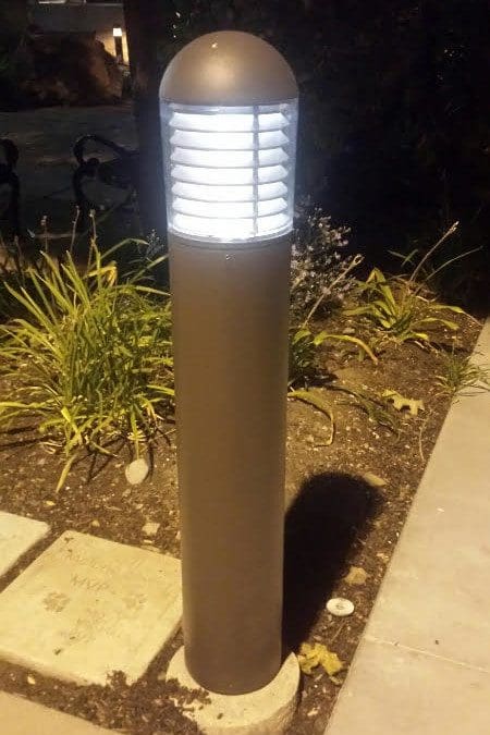 dark sky compliant LED bollard pathway lighting for park city utah