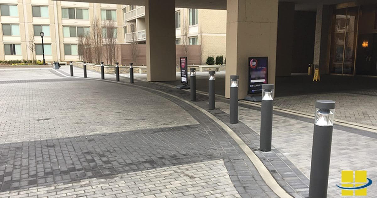 20w LED Light Bollards with Easy, Screw-In LED Lamps