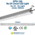 EPTA 150 No UV - No Light Below 450nm Linear LED Light - 120-277v