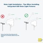 Solar Light Installation - Strategic Positioning